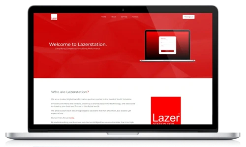 Lazerstation website